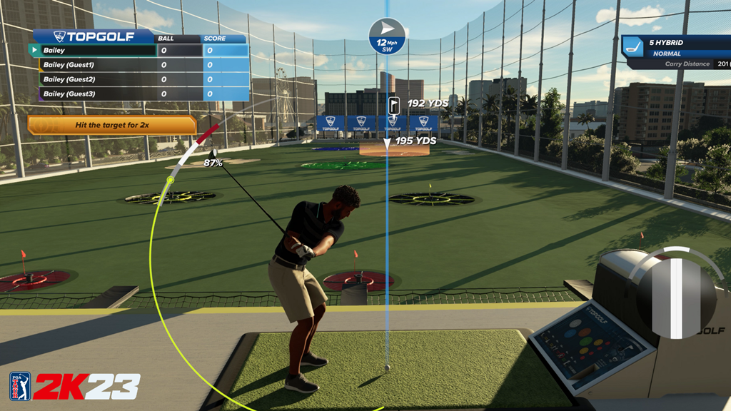 Drive to Dazzle and Pitch for Points in Topgolf for PGA TOUR® 2K23