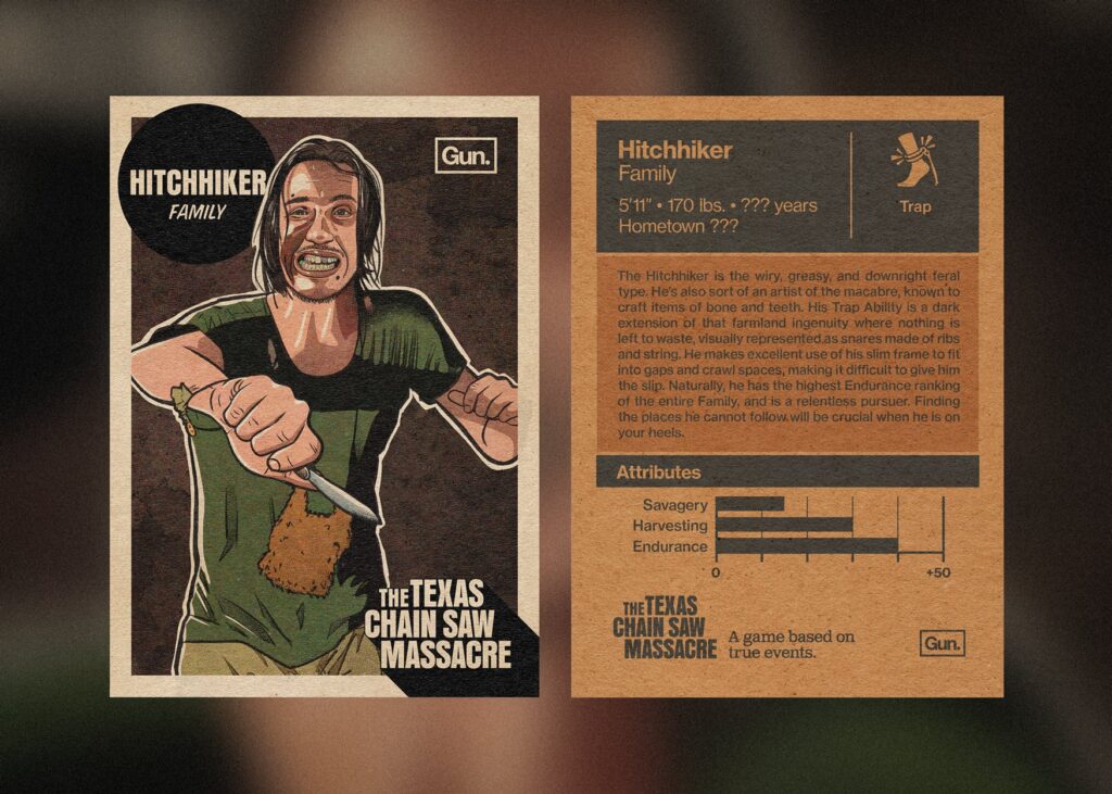 Gun Interactive unveils Character Cards for The Texas Chain Saw