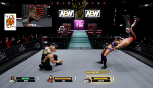 Image shows a Casino Battle Royal match in AEW Fight Forever